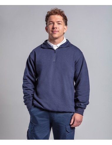 P-RX305-Sweat Pro à col zippé